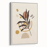 Bohemian Wall Art | Eclectic Boho Decor Canvas | Abstract Nature-Inspired Design
