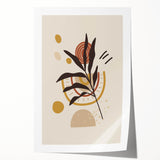Bohemian Wall Art | Eclectic Boho Decor Canvas | Abstract Nature-Inspired Design