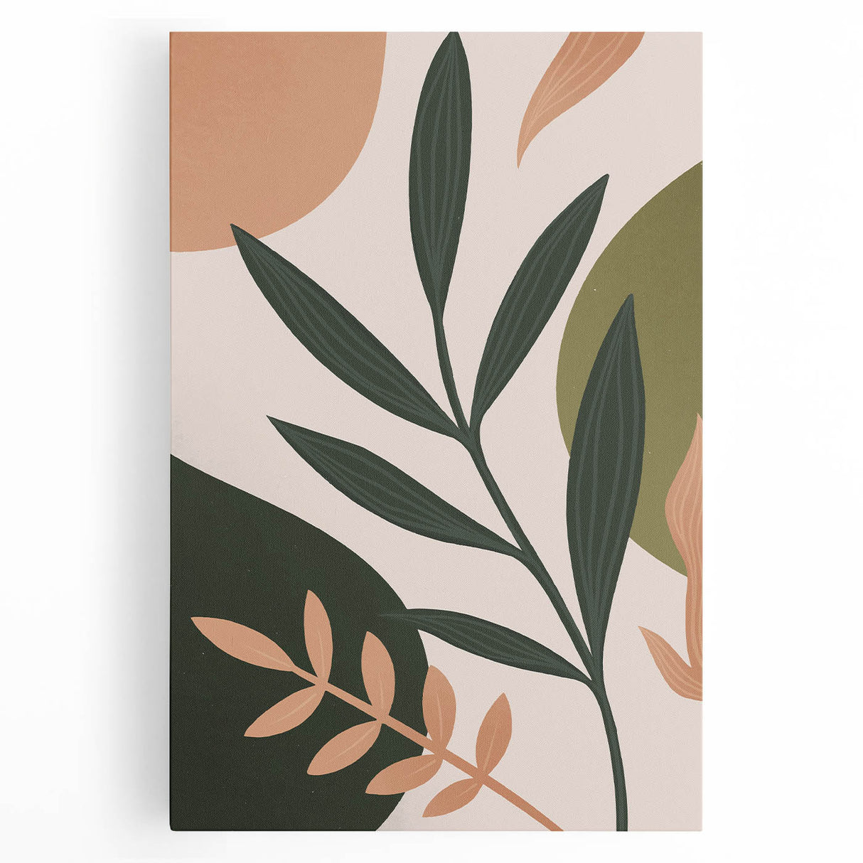 Bohemian Wall Art | Eclectic Boho Decor Canvas | Nature-Inspired Botanical Design