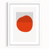 Bohemian Wall Art | Eclectic Boho Decor Canvas | Bold Minimalist Design