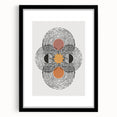Bohemian Wall Art | Eclectic Boho Decor Canvas | Geometric Abstract Design