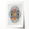 Bohemian Wall Art | Eclectic Boho Decor Canvas | Geometric Abstract Design