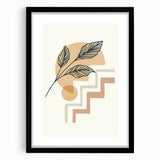 Boho Chic Wall Hanging – Minimalist Bohemian Art Print for Eclectic Decor