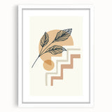 Boho Chic Wall Hanging – Minimalist Bohemian Art Print for Eclectic Decor