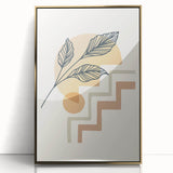 Boho Chic Wall Hanging – Minimalist Bohemian Art Print for Eclectic Decor
