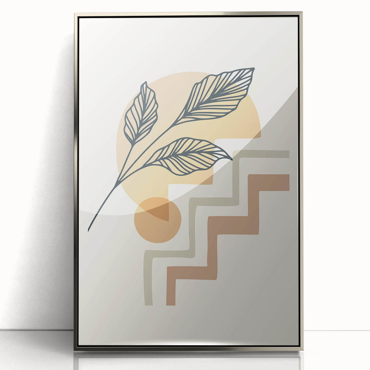 Boho Chic Wall Hanging – Minimalist Bohemian Art Print for Eclectic Decor