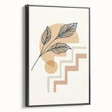Boho Chic Wall Hanging – Minimalist Bohemian Art Print for Eclectic Decor