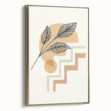 Boho Chic Wall Hanging – Minimalist Bohemian Art Print for Eclectic Decor
