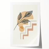 Boho Chic Wall Hanging – Minimalist Bohemian Art Print for Eclectic Decor