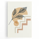 Boho Chic Wall Hanging – Minimalist Bohemian Art Print for Eclectic Decor