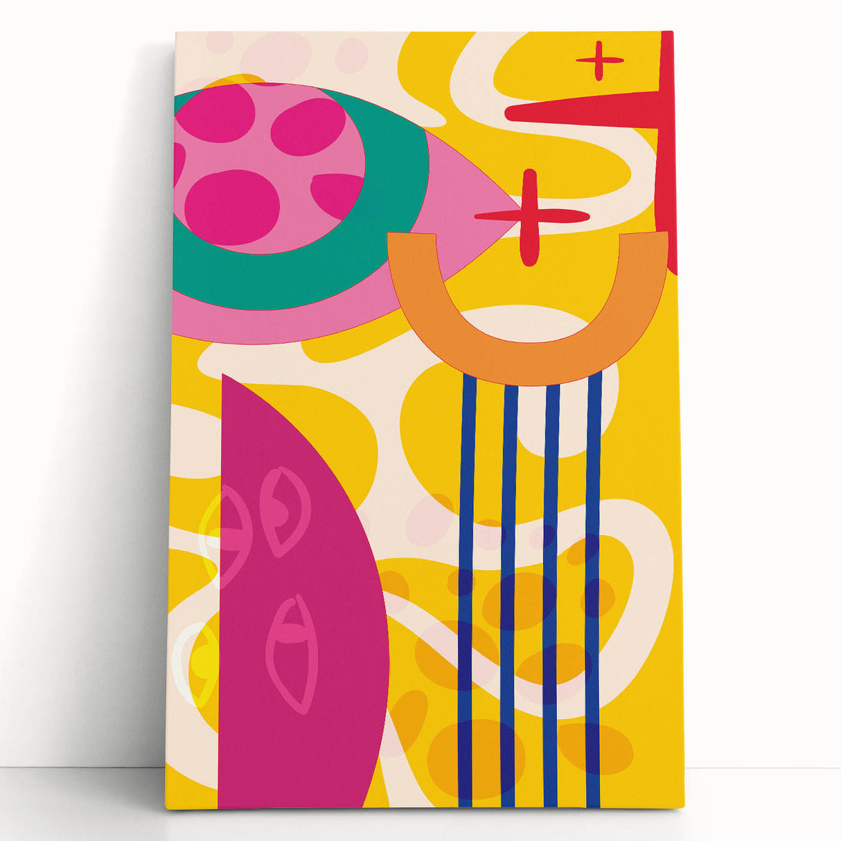 Bohemian Wall Art | Eclectic Boho Decor Canvas | Artistic Chic Style Print
