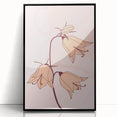 Bohemian Floral Wall Art | Elegant Boho Decor Canvas | Artistic Print