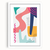 Vibrant Bohemian Wall Art | Eclectic Boho Decor Canvas | Artistic Print