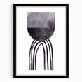 Minimalist Boho Wall Art | Dark Eclectic Boho Decor Canvas | Modern Print