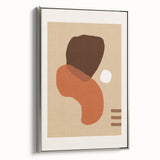 Abstract Bohemian Wall Art | Warm Boho Decor Canvas | Artistic Print
