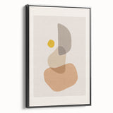 Neutral Boho Wall Art | Modern Bohemian Decor Canvas | Artistic Print
