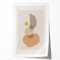 Neutral Boho Wall Art | Modern Bohemian Decor Canvas | Artistic Print
