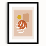 Abstract Boho Wall Art | Earthy Bohemian Decor Canvas | Artistic Print