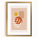 Abstract Boho Wall Art | Earthy Bohemian Decor Canvas | Artistic Print