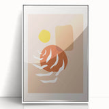 Abstract Boho Wall Art | Earthy Bohemian Decor Canvas | Artistic Print