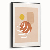 Abstract Boho Wall Art | Earthy Bohemian Decor Canvas | Artistic Print