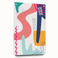 Vibrant Boho Wall Art | Eclectic Bohemian Decor Canvas | Artistic Print