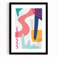 Vibrant Boho Wall Art | Eclectic Bohemian Decor Canvas | Artistic Print
