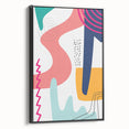 Vibrant Boho Wall Art | Eclectic Bohemian Decor Canvas | Artistic Print