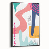 Vibrant Boho Wall Art | Eclectic Bohemian Decor Canvas | Artistic Print