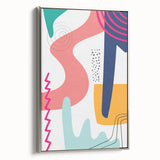 Vibrant Boho Wall Art | Eclectic Bohemian Decor Canvas | Artistic Print