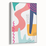 Vibrant Boho Wall Art | Eclectic Bohemian Decor Canvas | Artistic Print