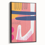 Vibrant Boho Wall Art | Eclectic Bohemian Decor Canvas | Artistic Print