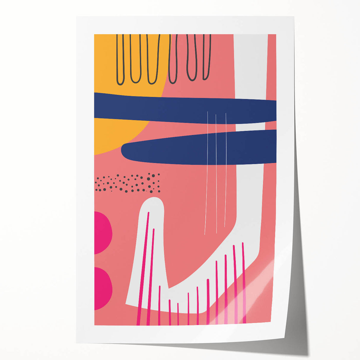 Vibrant Boho Wall Art | Eclectic Bohemian Decor Canvas | Artistic Print