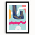 Eclectic Boho Wall Art | Vibrant Bohemian Decor Canvas | Artistic Print