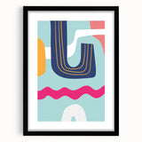 Eclectic Boho Wall Art | Vibrant Bohemian Decor Canvas | Artistic Print