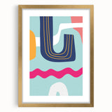 Eclectic Boho Wall Art | Vibrant Bohemian Decor Canvas | Artistic Print