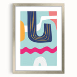 Eclectic Boho Wall Art | Vibrant Bohemian Decor Canvas | Artistic Print