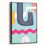 Eclectic Boho Wall Art | Vibrant Bohemian Decor Canvas | Artistic Print