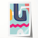 Eclectic Boho Wall Art | Vibrant Bohemian Decor Canvas | Artistic Print