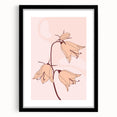 Elegant Floral Boho Wall Art | Artistic Bohemian Decor Canvas | Print