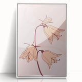 Elegant Floral Boho Wall Art | Artistic Bohemian Decor Canvas | Print