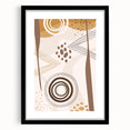 Abstract Boho Wall Art | Earthy Bohemian Decor Canvas | Artistic Print