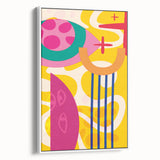 Bold Abstract Boho Wall Art | Vibrant Bohemian Decor Canvas | Artistic Print