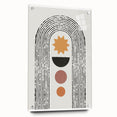 Bohemian Wall Art | Eclectic Boho Decor Canvas | Geometric Abstract Print