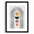 Bohemian Wall Art | Eclectic Boho Decor Canvas | Geometric Abstract Print