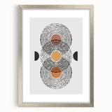 Bohemian Wall Art | Geometric Boho Decor Canvas | Modern Abstract Print