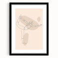 Bohemian Wall Art | Minimalist Boho Decor Canvas | Elegant Line Art Print