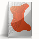 Bohemian Wall Art | Bold Boho Decor Canvas | Abstract Modern Art Print