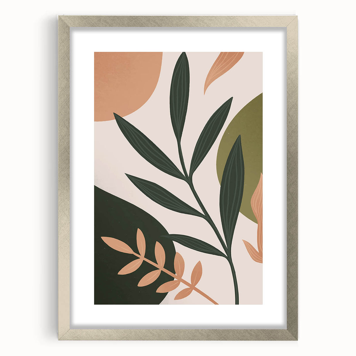 Bohemian Wall Art | Eclectic Boho Decor Canvas | Artistic Plant Print