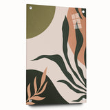 Bohemian Wall Art | Artistic Boho Chic Canvas | Eclectic Plant Print